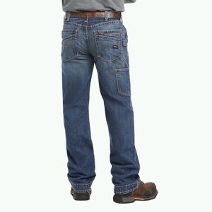 Men's Ariat Work FR carpenter jeans 50x34 NWT low rise bootcut